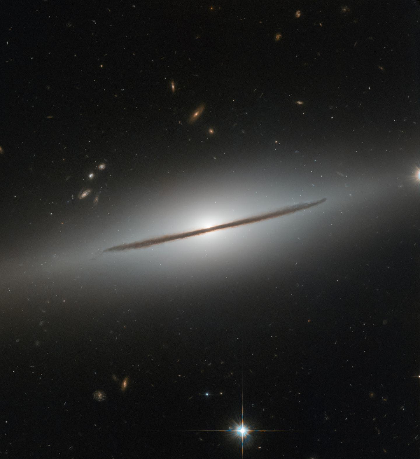 Hubble Catches a Spiral Galaxy in Disguise