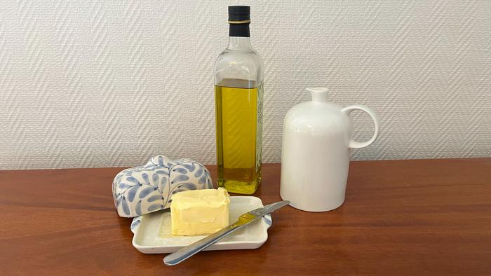 Aceites vegetales y mantequilla