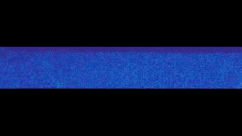 Gif of distortion bands passing through material