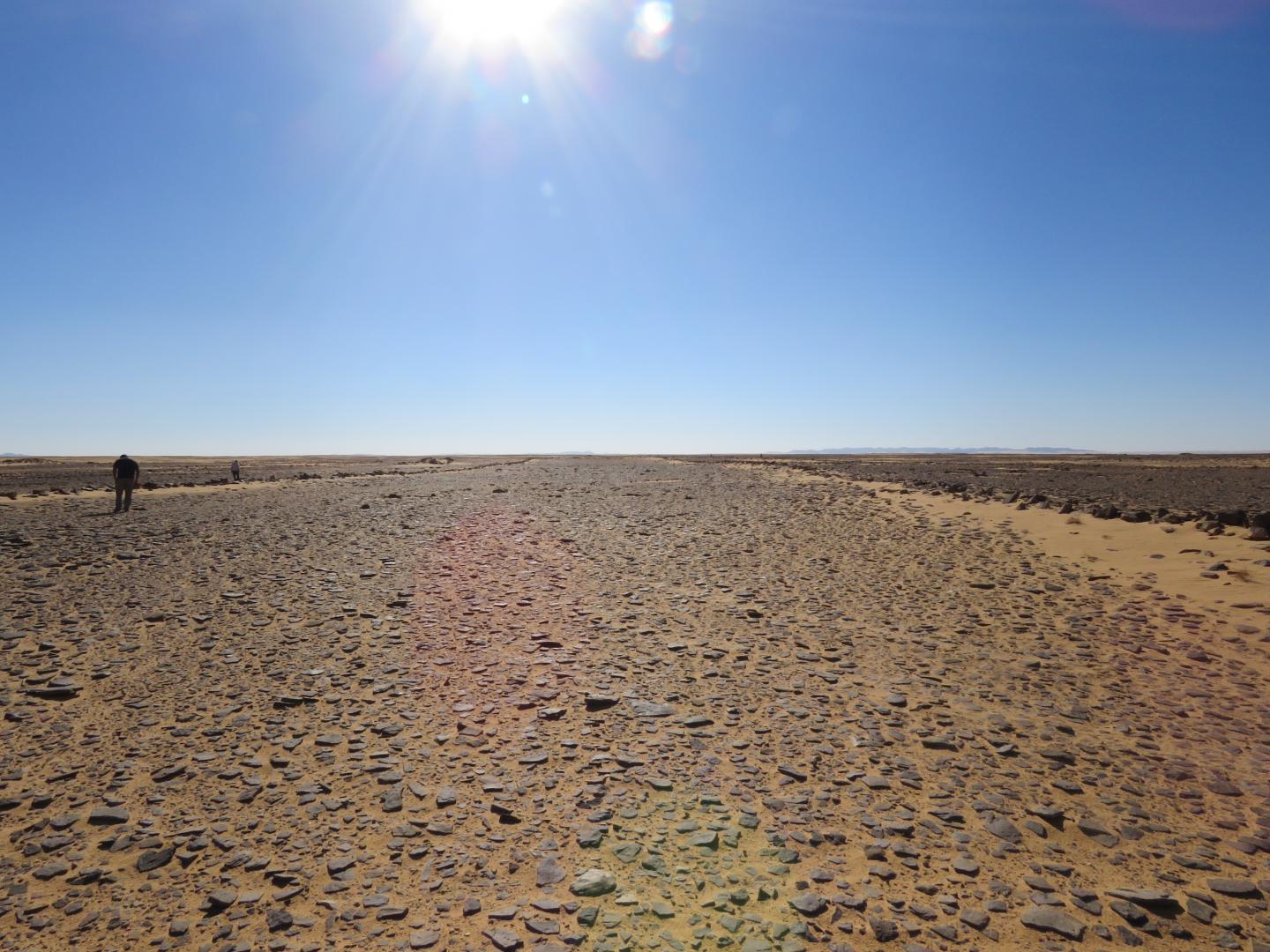 View from inside the Largest Mustatil Yet Identified