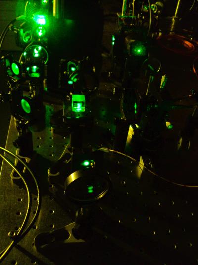 Experimental Setup for Slow Light in the Liquid Crystals Medium
