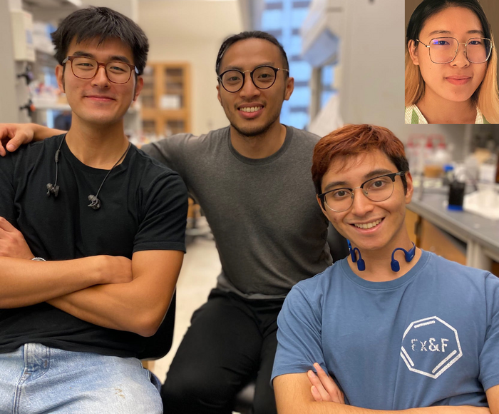 Rice University student inventors of simplified diamine production process