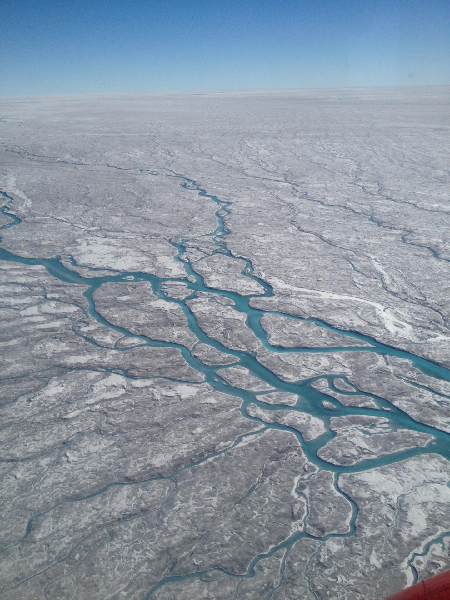 Algal bloom on Greenland
