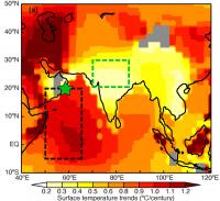 Warming trends of the northern Indian Ocean and the Indian subcontinent