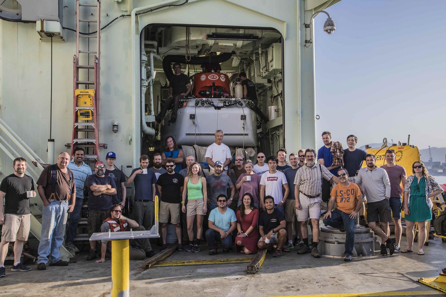 Participants in the R/V Atlantis expedition to Guaymas Basin in 2016