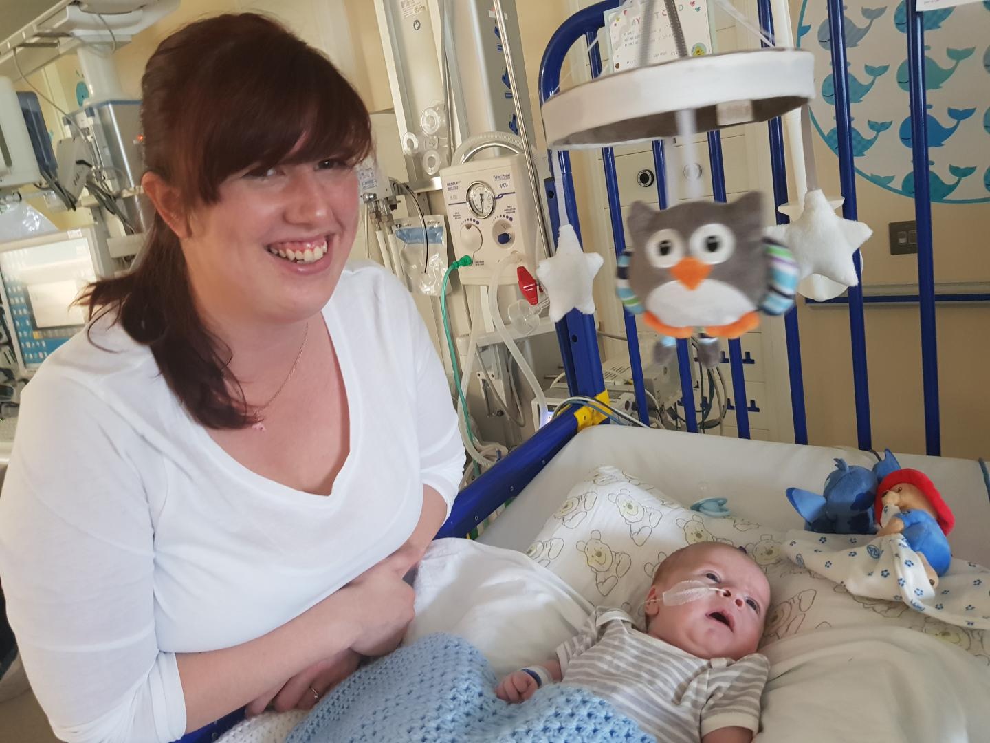 Mum Emma Campbell-Reid and Orion Reid