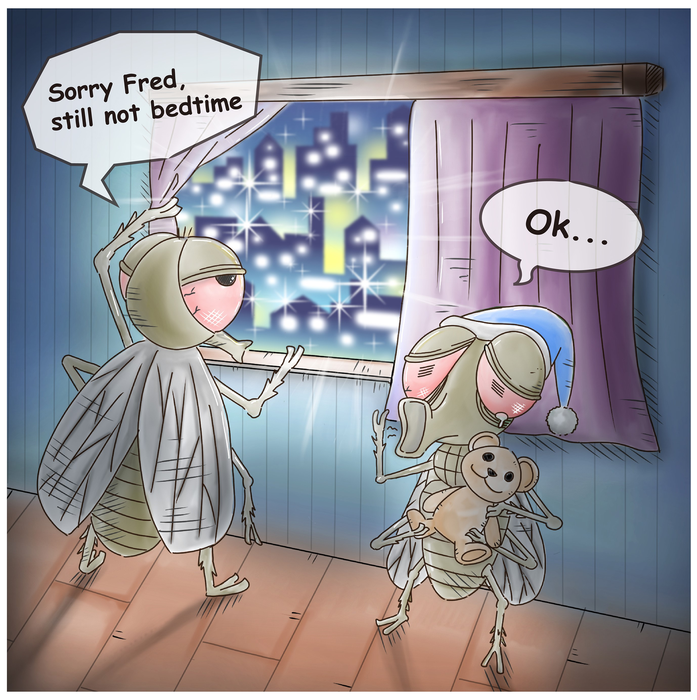 Flesh fly hibernation postponed due to urbanization