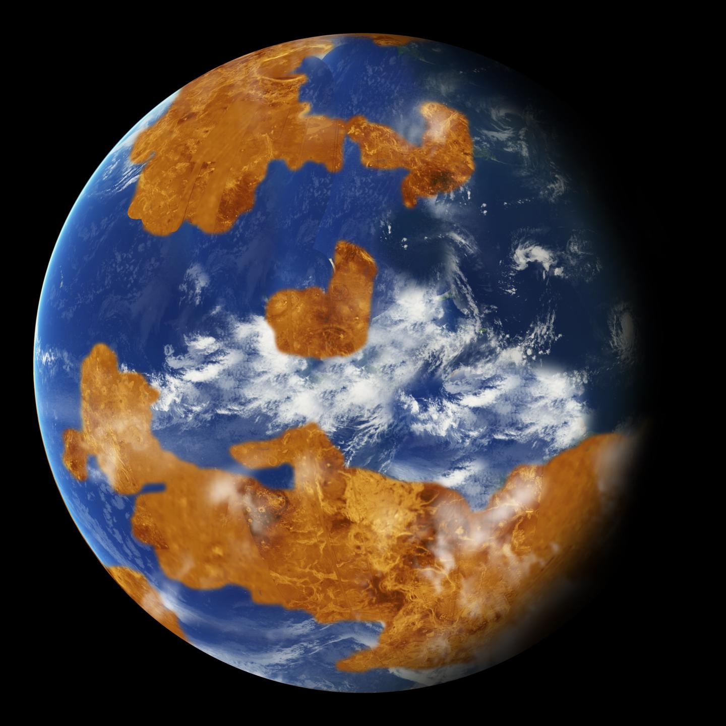 Conceptual Image of Early Venus