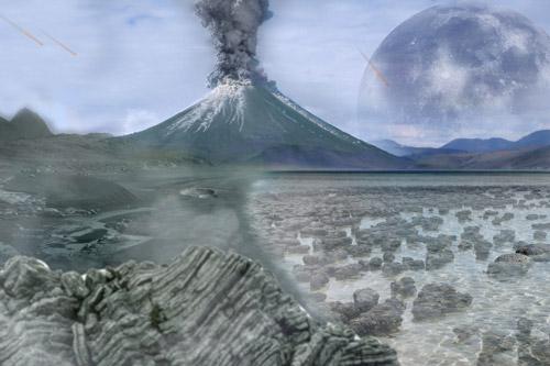 Artist's Impression of an Archean Landscape
