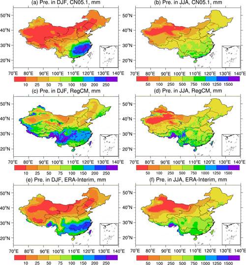 Mean Precipitation Over China during 1991-2010