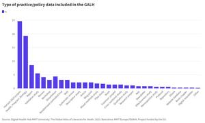 Type of practice/policy data included in the GALH