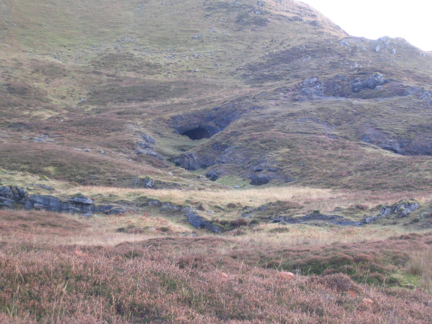 Roaring Cave in Scotland