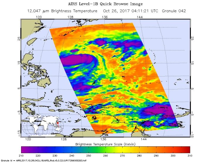 AIRS image of Saola