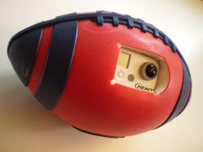 Football with Embedded Video Camera