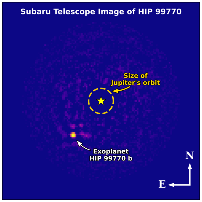 Infrared image of HIP 99770