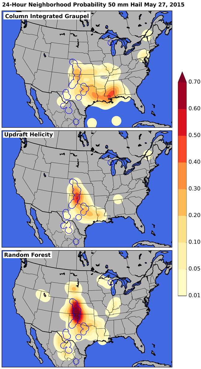 Machine Learning Algorithms Predict Hail a Day in Advance