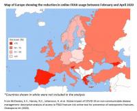 FRAX usage in Europe Feb-Apr 2020