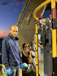 Worden Lab BIOS-SCOPE Rachele Spezzano and Fabian Wittmers Sampling in the N. Atlantic Ocean