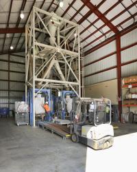 Feedstock Conveyance and Fine Milling System and R&D Custom Packaging Line
