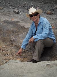 Holly Woodward in Maiasaura Bone Field