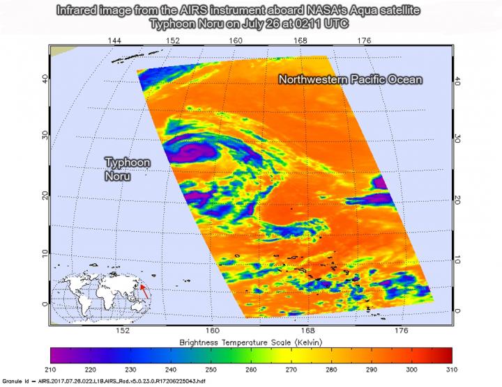 AIRS Image of Noru