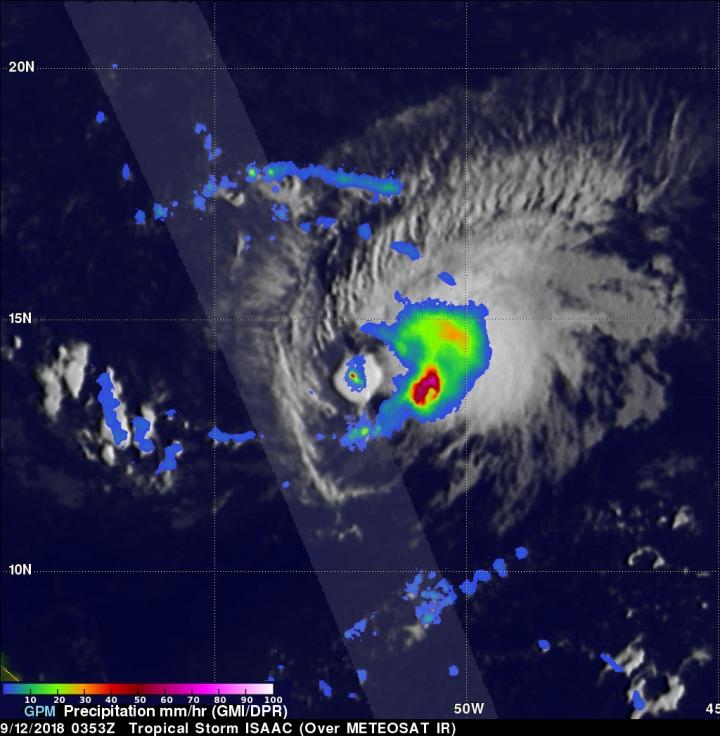 GPM Image of Isaac