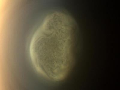 A Distant Flyby of Saturn's Moon Titan
