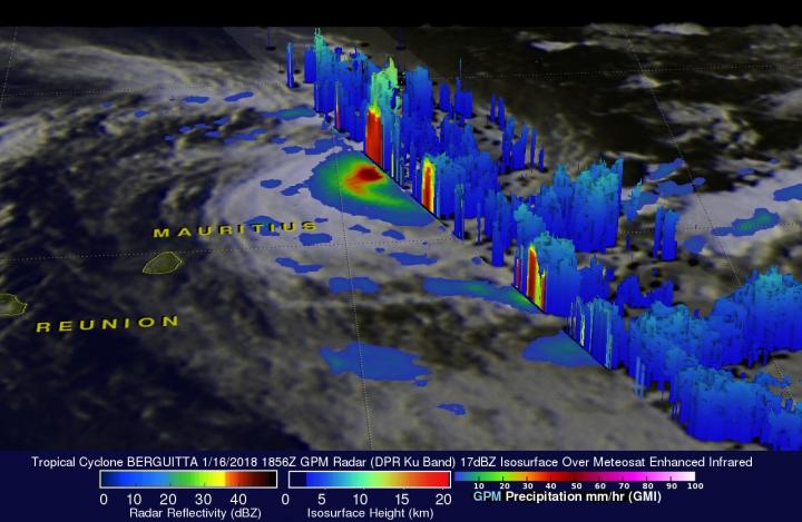 GPM 3-D Image of Berguitta