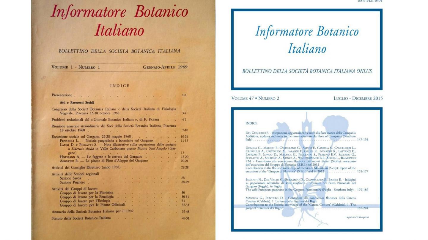 'Informatore Botanico Italiano' (1969)