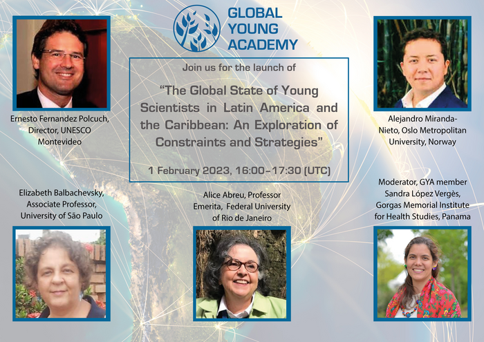 Global Young Academy's to launch report on Latin America and Caribbean countries on 1 February