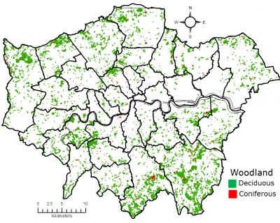 Urban Woodland of GLA