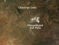 Botswana's Okavango Delta and Makgadikgadi Salt Pans.