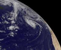 GOES-13 Satellite Image of Nadine