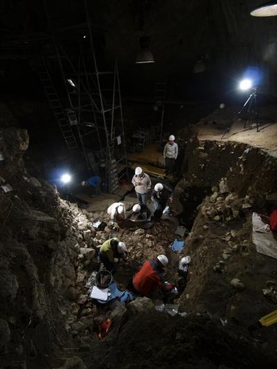 Excavation of Neolithic Human Remains at the Portalon Cave