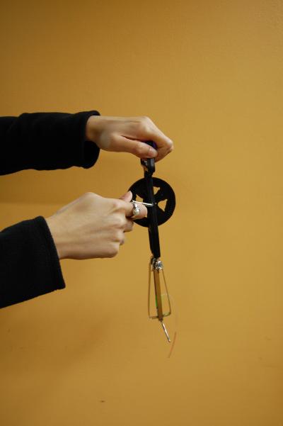 Egg-Beater Side View Yellow Background