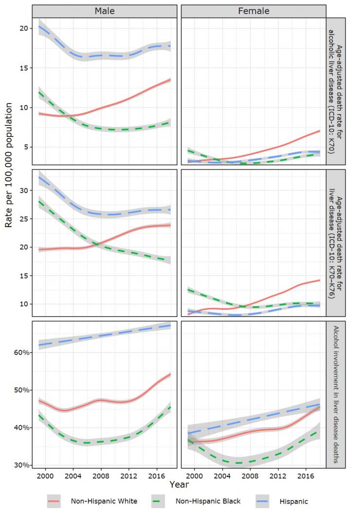 Premature Deaths from Alcoholic Liver Disease Rising as Gap between Men and Women Narrows