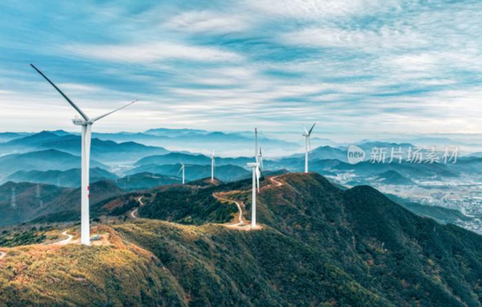 A wind farm in Ningbo, China