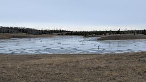 Last Chance Lake in late fall