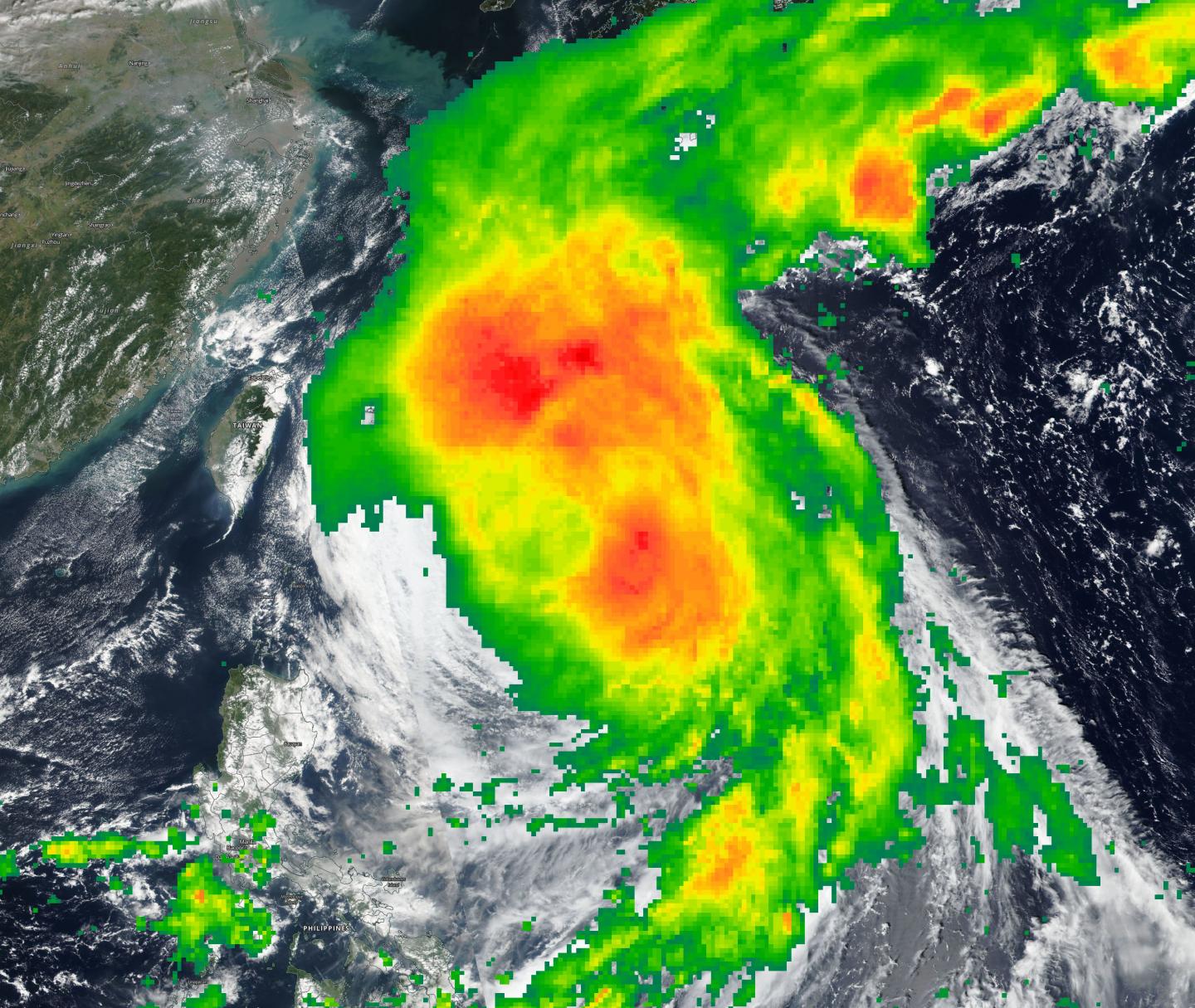 Suomi NPP Image of Kong-rey