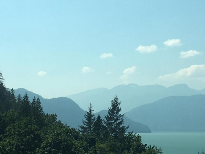 Landscape Photo of Haze from BC Fires