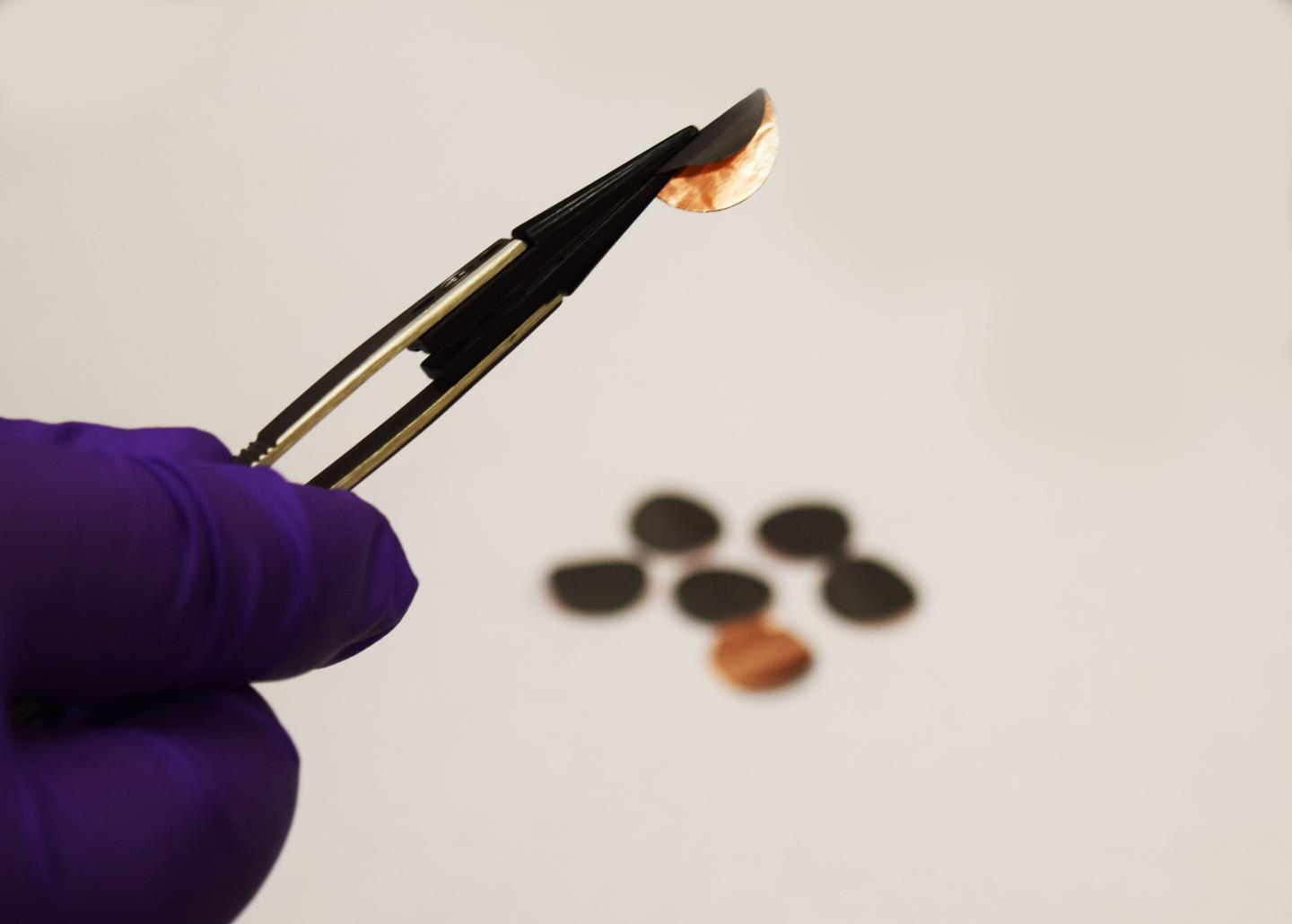 Coin Cell Electrodes with Nanochains