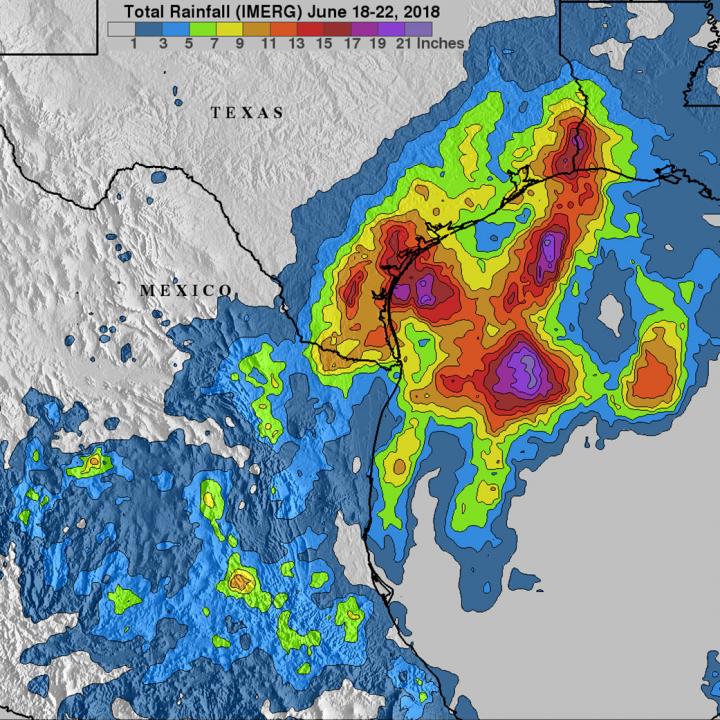 IMERG Data from Texas Flooding