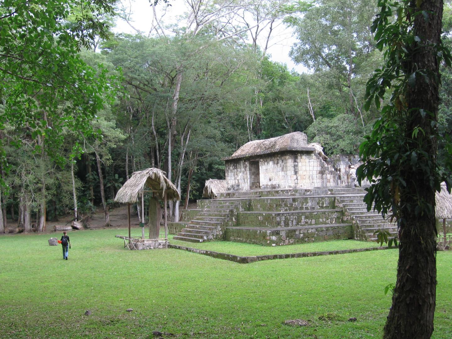 The Central Plaza of Ceibal, Guatemala.