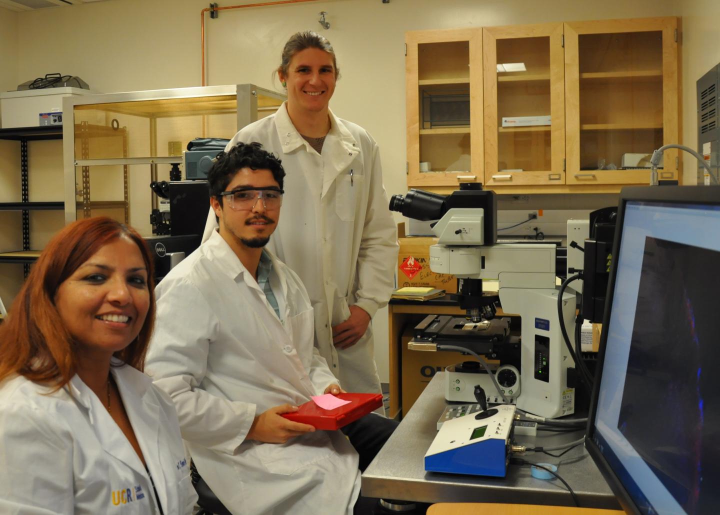 Seema Tiwari-Woodruff and students, UC Riverside