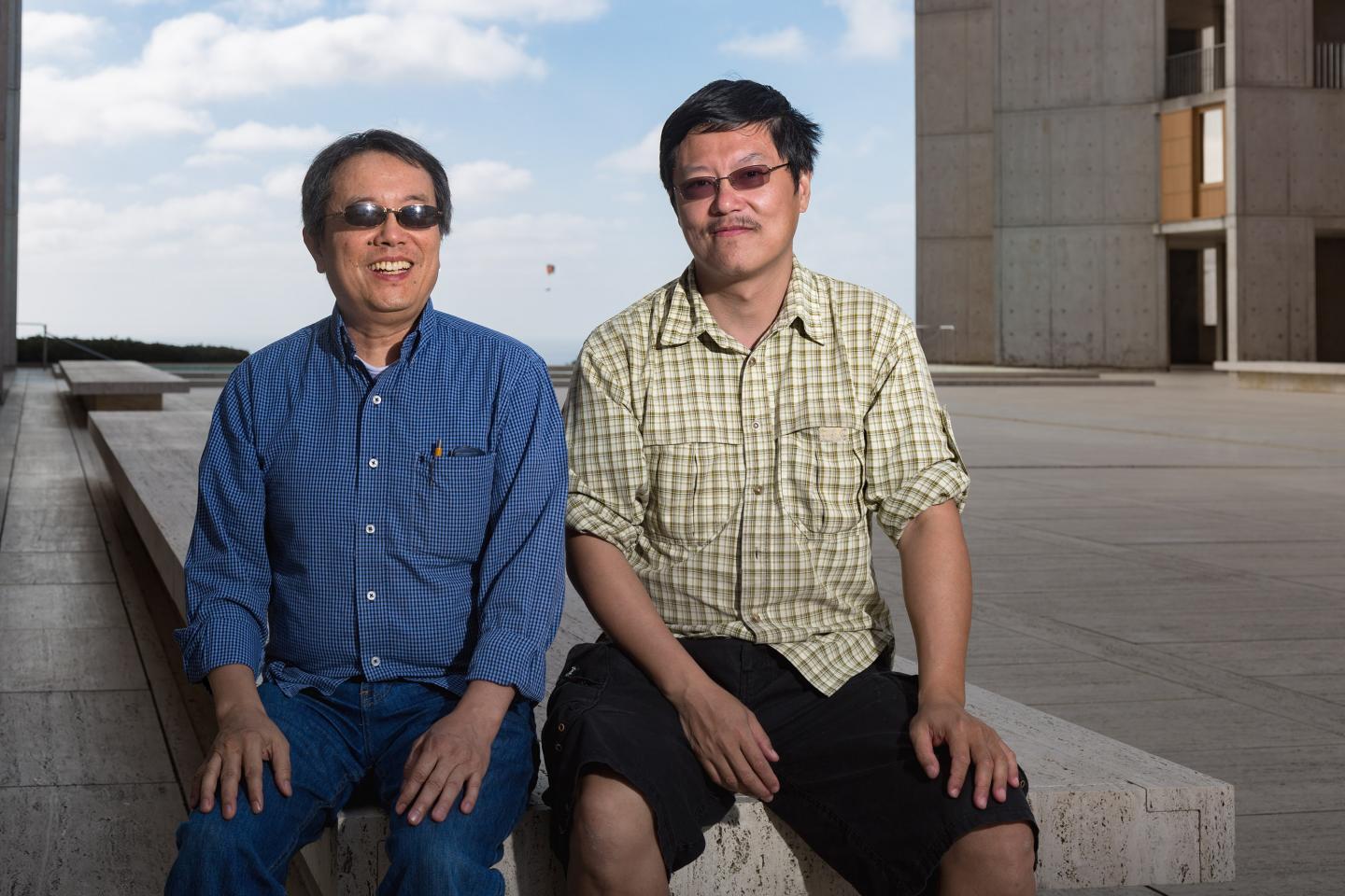 Kuo-Fen Lee and Zhijiang Chen, Salk Institute 