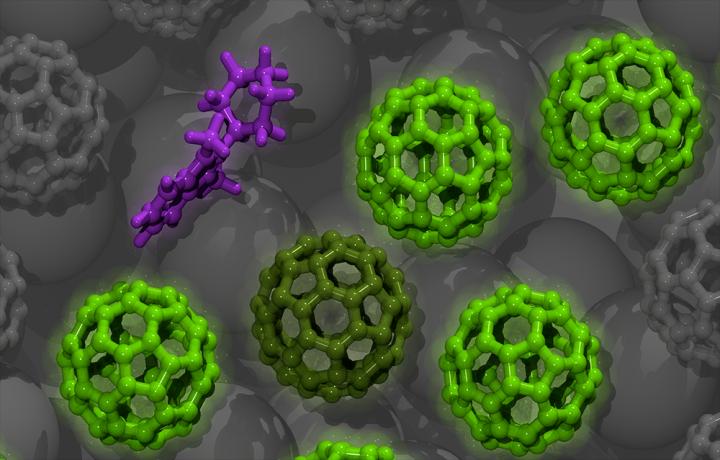 Doped Organic C60 Molecules