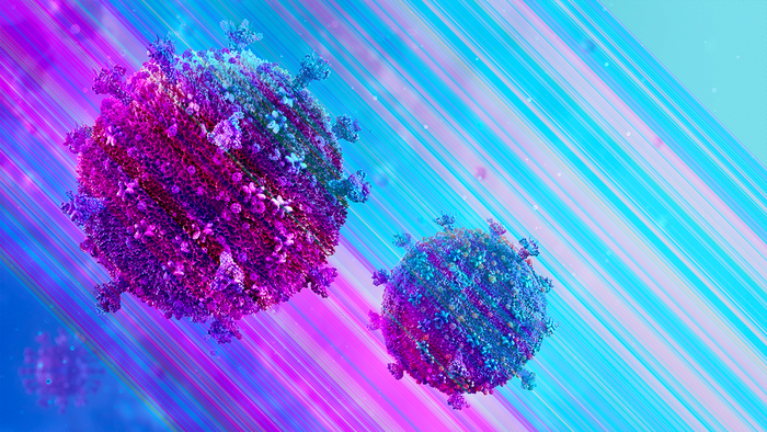 HIV particles