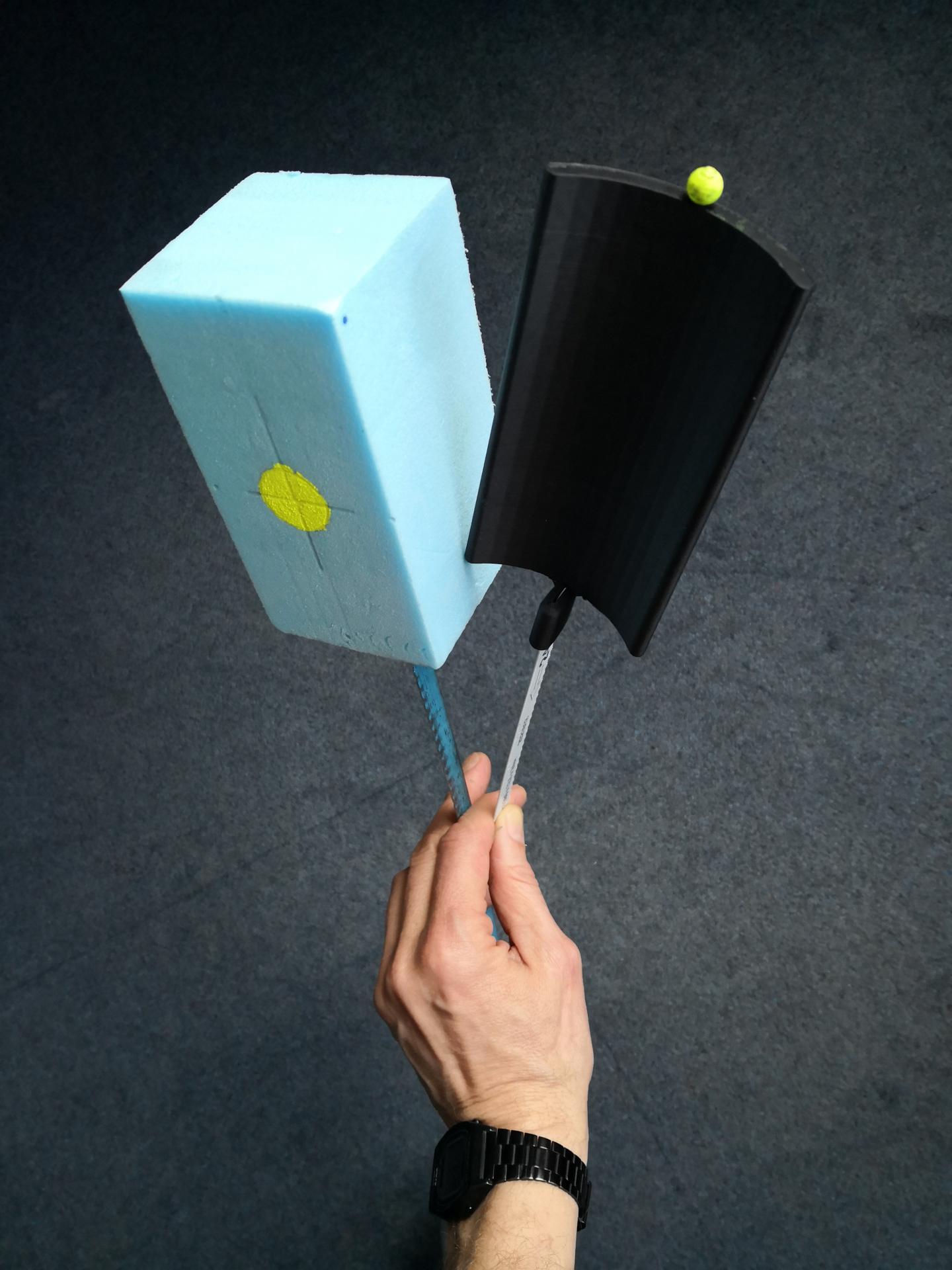 The Traditional Harvester on the Left, and the New Harvester on the Right