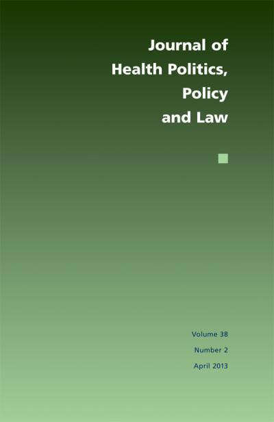 Journal of Health Politics, Policy and Law