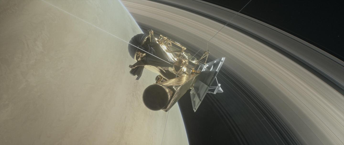 Cassini Spacecraft at Saturn